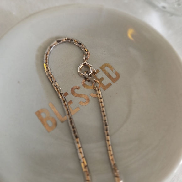 Vintage Necklace W/Rectangular Jade Sticks - Picture 5 of 5